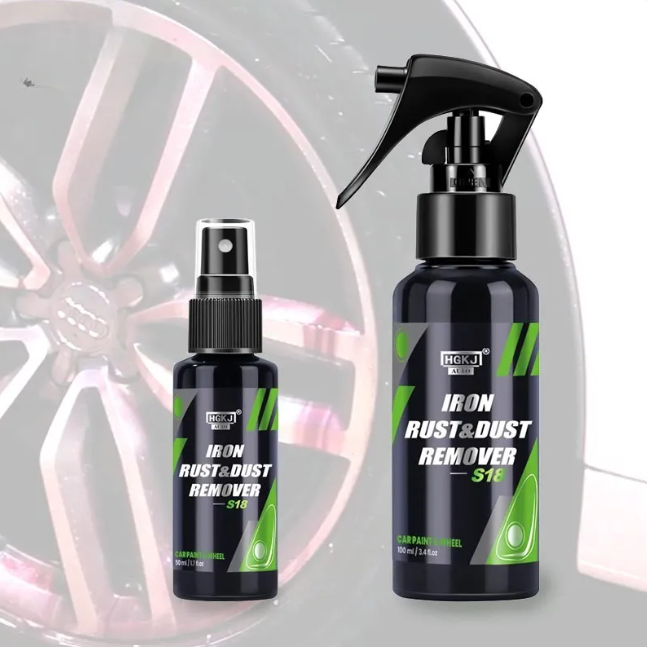 HGKJ-AUTO-S18 Spray Détachant de Poudre de Fer & Anti-Rouille pour Jantes & Disques de Frein